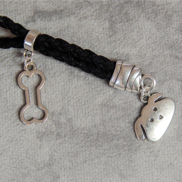 Schlüsselanhänger Hund / schwarz